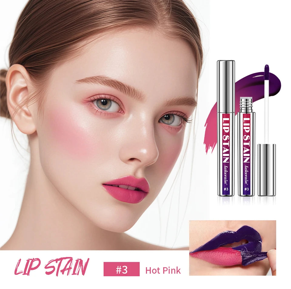 "Tinta labial efecto mate – Color intenso, larga duración, a prueba de agua"
