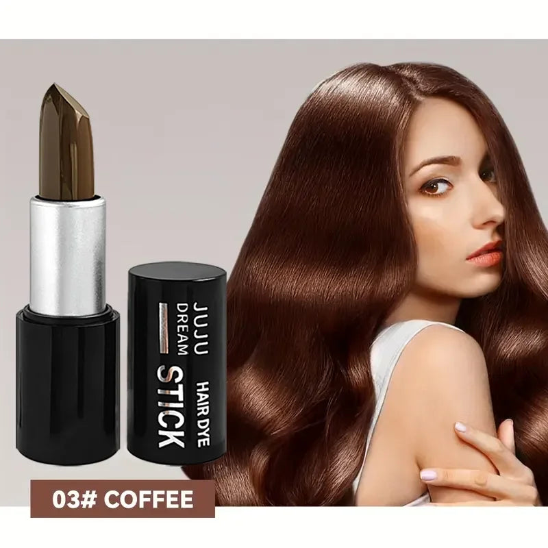 “Lápiz tinte portátil para cubrir canas – Retoque rápido y natural”