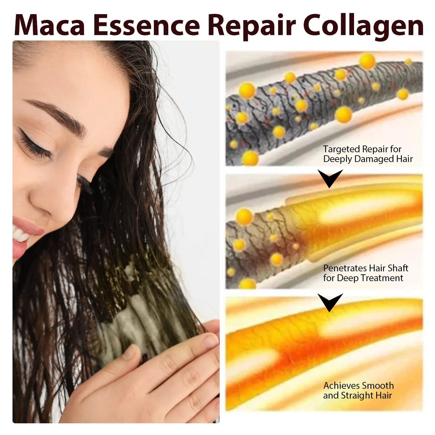 Mascarilla Capilar de Colágeno 100g – Hidratación Profunda, Reparación y Brillo Instantáneo
