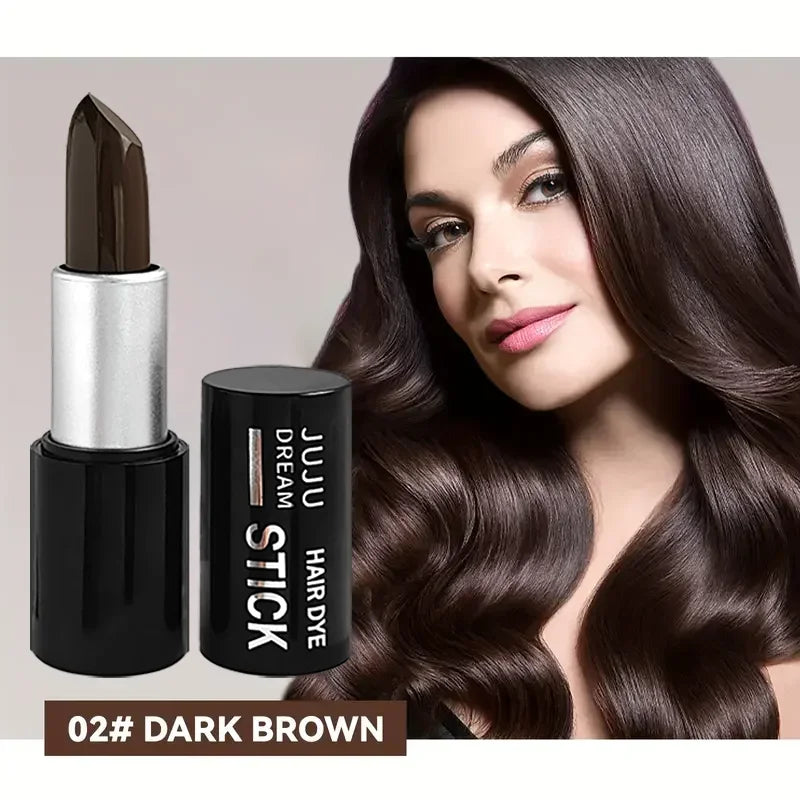 “Lápiz tinte portátil para cubrir canas – Retoque rápido y natural”